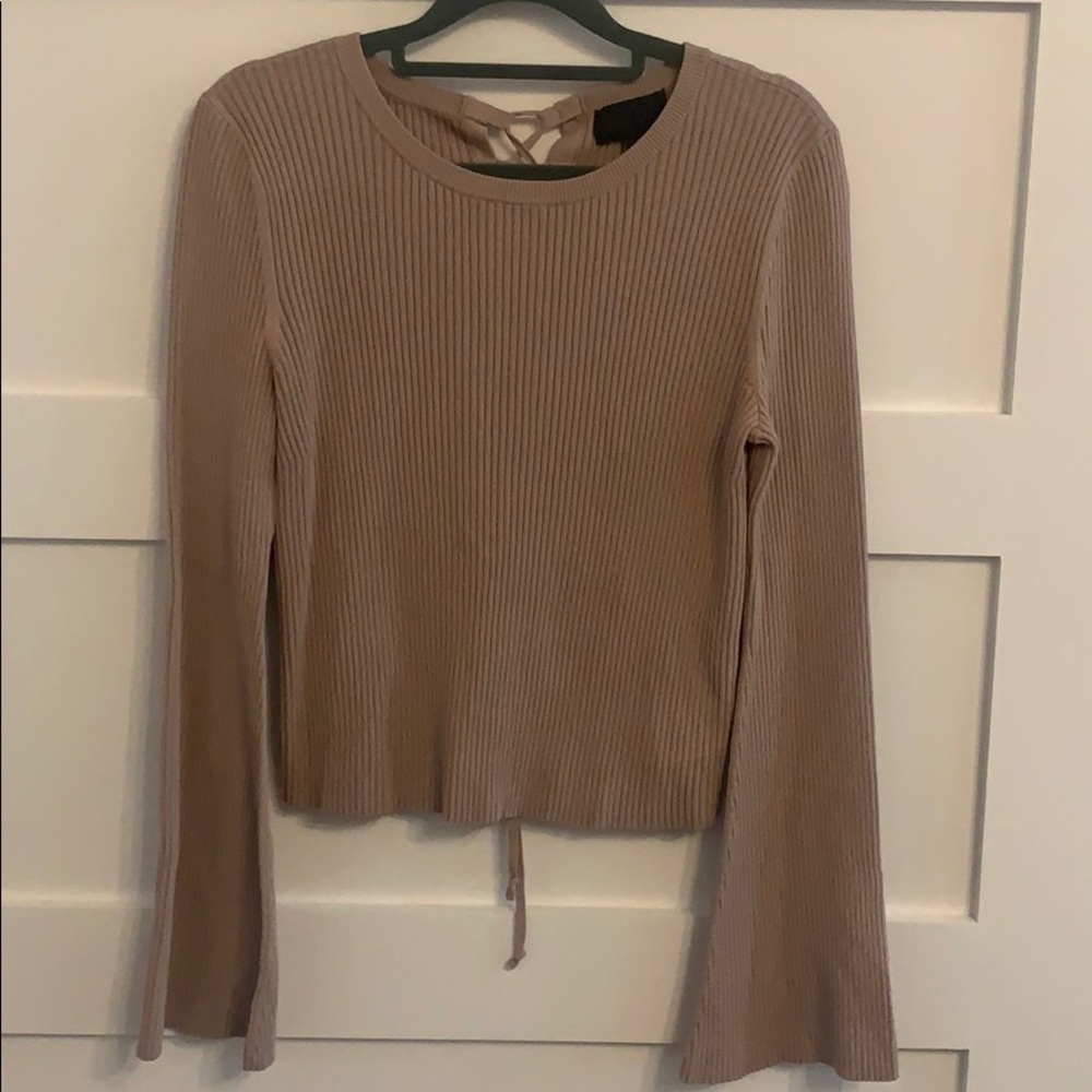 Intermix ribbed top
